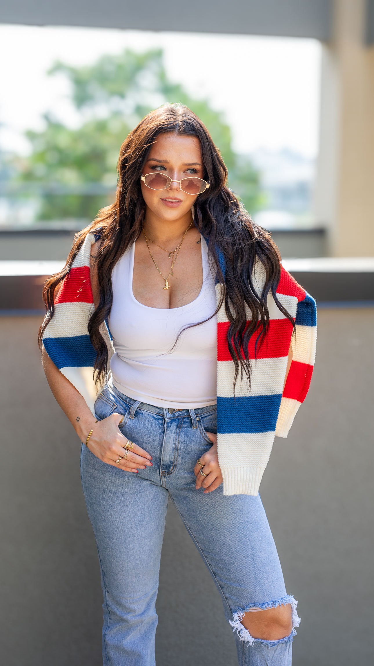 KENNEDY STRIPED SWEATER