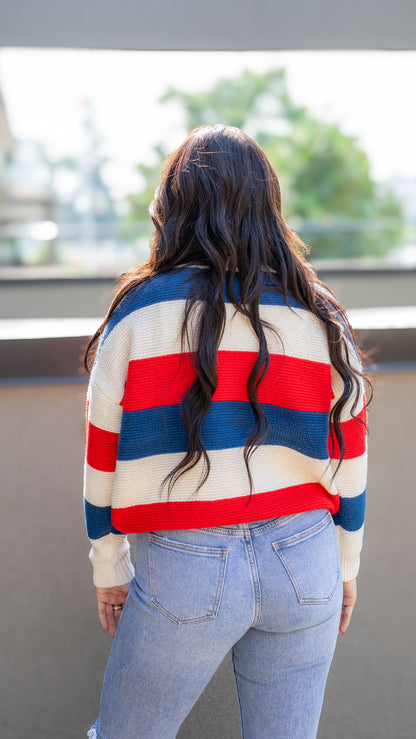 KENNEDY STRIPED SWEATER