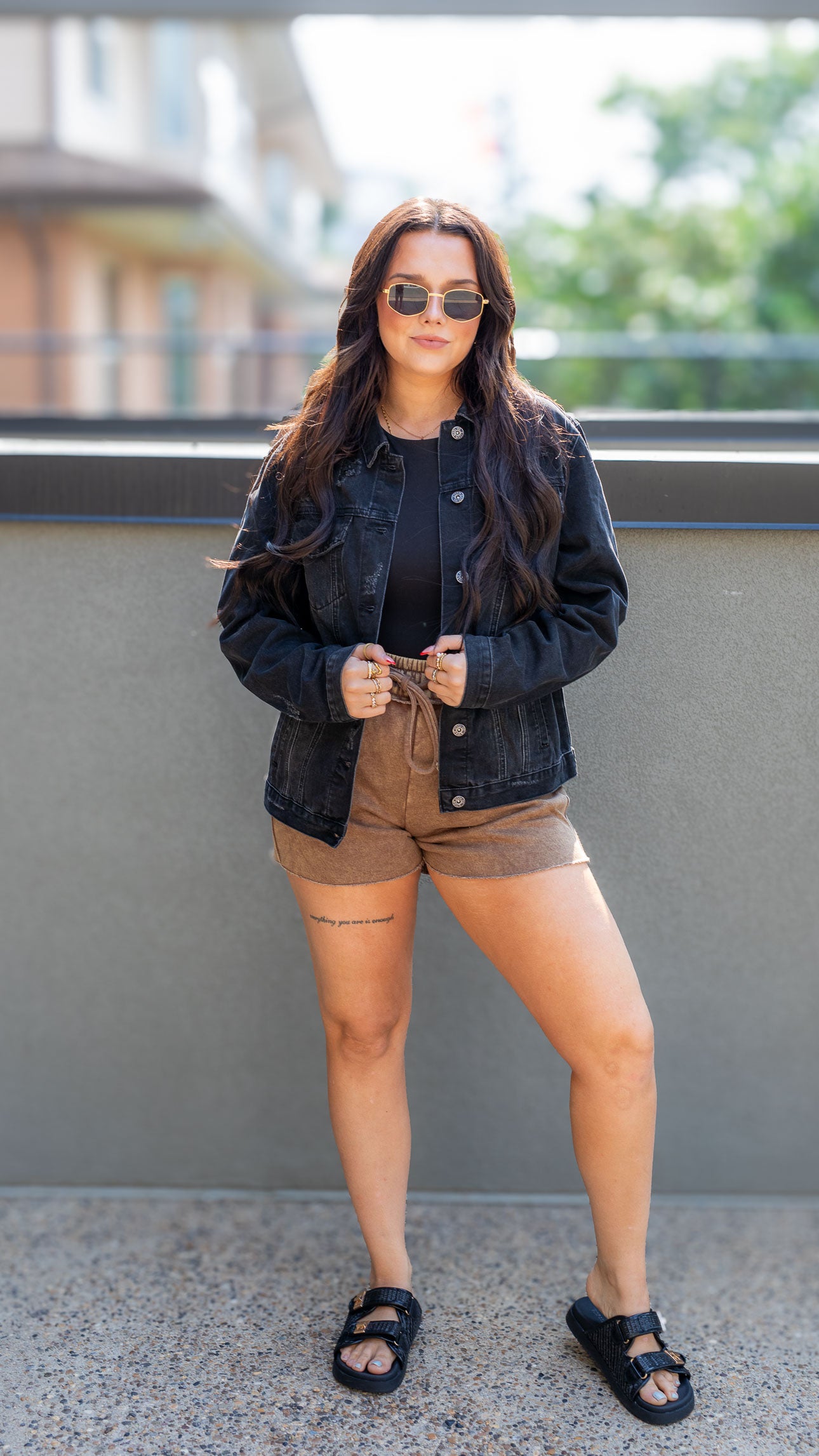 VINCENT CLASSIC FIT JEAN JACKET (BLACK)