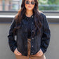 VINCENT CLASSIC FIT JEAN JACKET (BLACK)