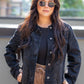 VINCENT CLASSIC FIT JEAN JACKET (BLACK)