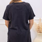 zenana knit charcoal t-shirt
