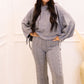 NEW DIOR CABLE KNIT LOUNGE SET (GREY)