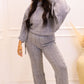 NEW DIOR CABLE KNIT LOUNGE SET (GREY)