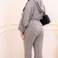NEW DIOR CABLE KNIT LOUNGE SET (GREY)