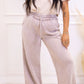 zenana sweatpant taupe