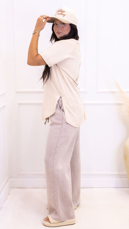 NEW RENA T-SHIRT (TAUPE)