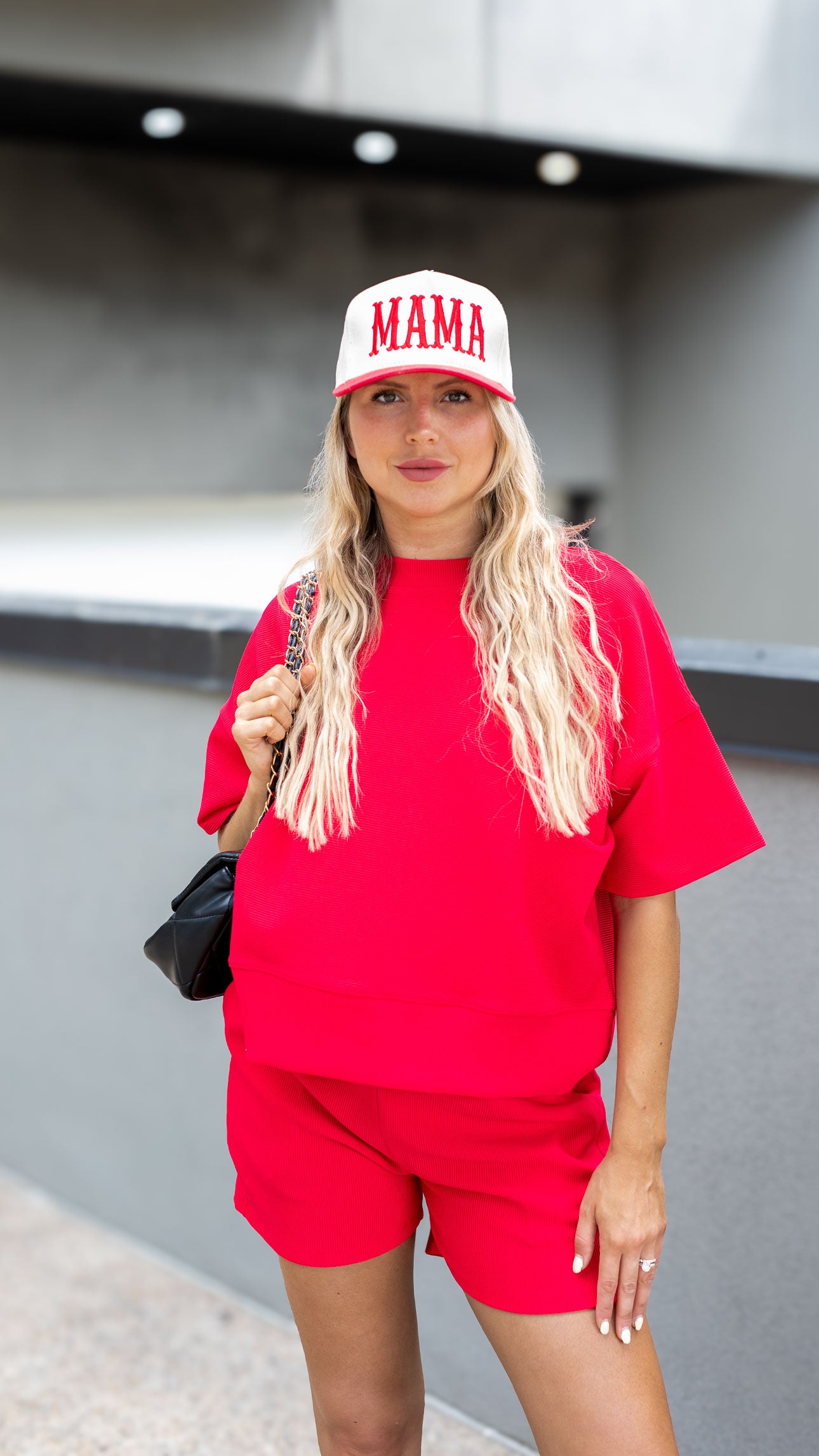 TALIN TWO PIECE SHORT SET (RED) | BEST SELLER