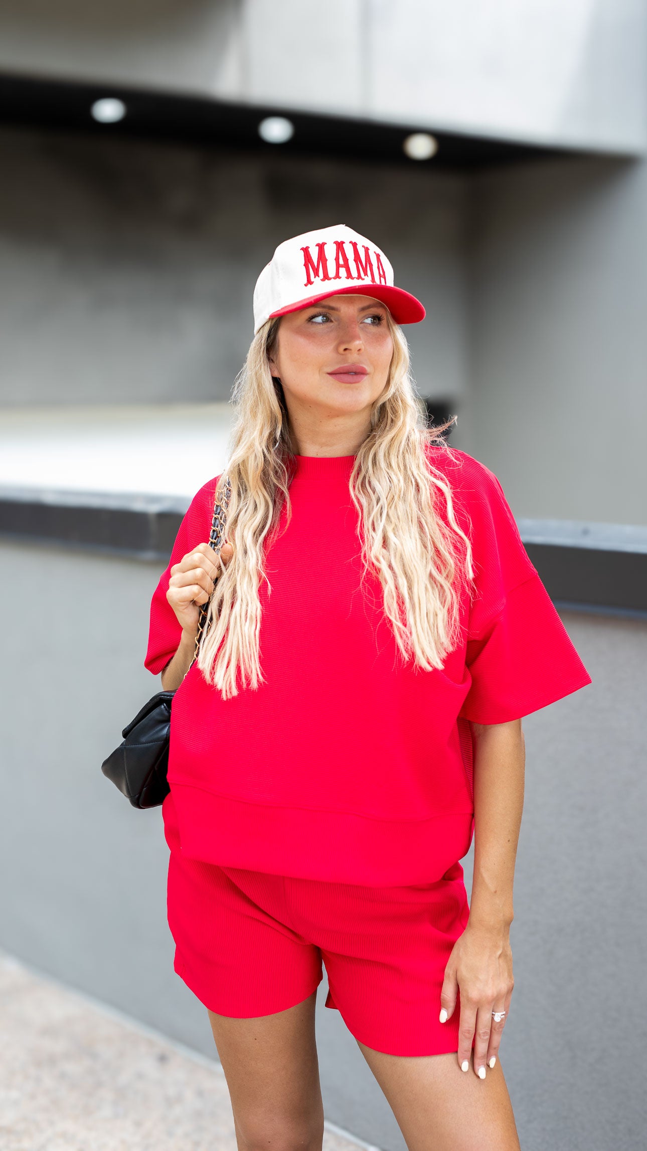 TALIN TWO PIECE SHORT SET (RED) | BEST SELLER