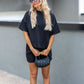 TALIN TWO PIECE SHORT SET (BLACK)