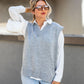 SAM HI-LOW SWEATER VEST
