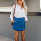 ONLTHEA WRAP SKORT DENIM | ONLY