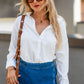 JILLIAN BUTTON UP SHIRT (WHITE)