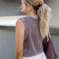 WILLOW DISTRESSED JEAN SHORTS (ASH MOCHA)