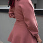 GENIVEVE FIT & FLARE SWEATER MINI DRESS | RUST | (BEST SELLER)