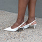 ALL DAY CLASSIC KITTEN HEEL (WHITE)