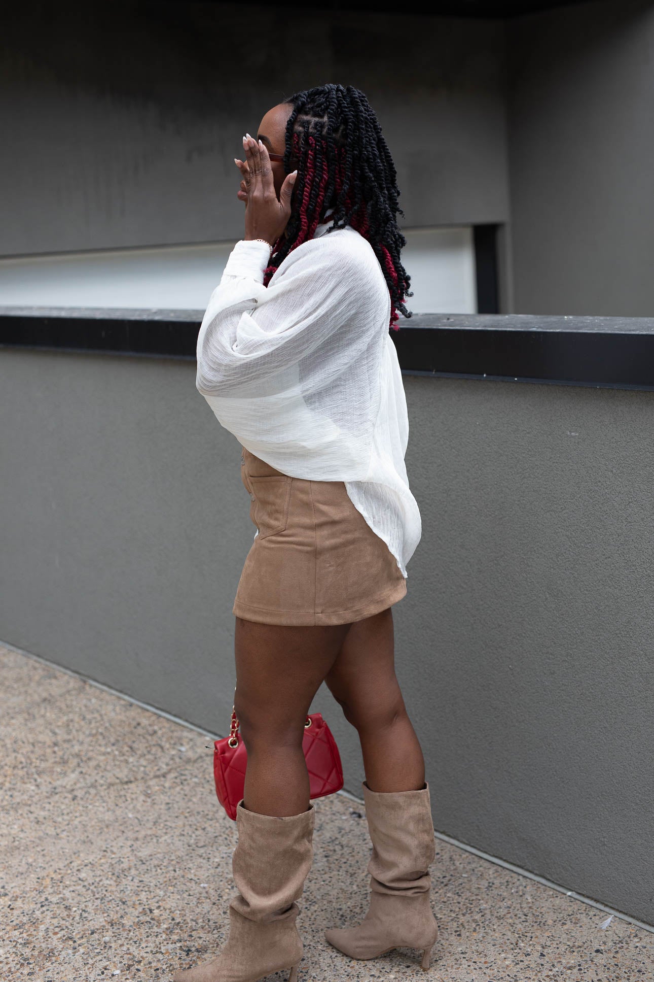 DENVER BUTTON UP BLOUSE (IVORY)