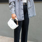 MALVA DENIM SHACKET COAT (GREY) | ONLY
