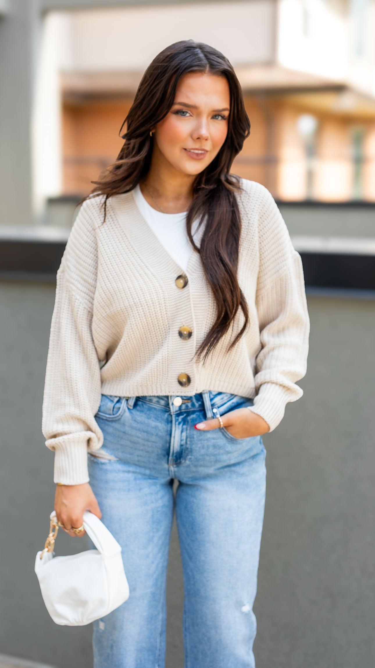 CAROL CARDIGAN (CREAM) | ONLY