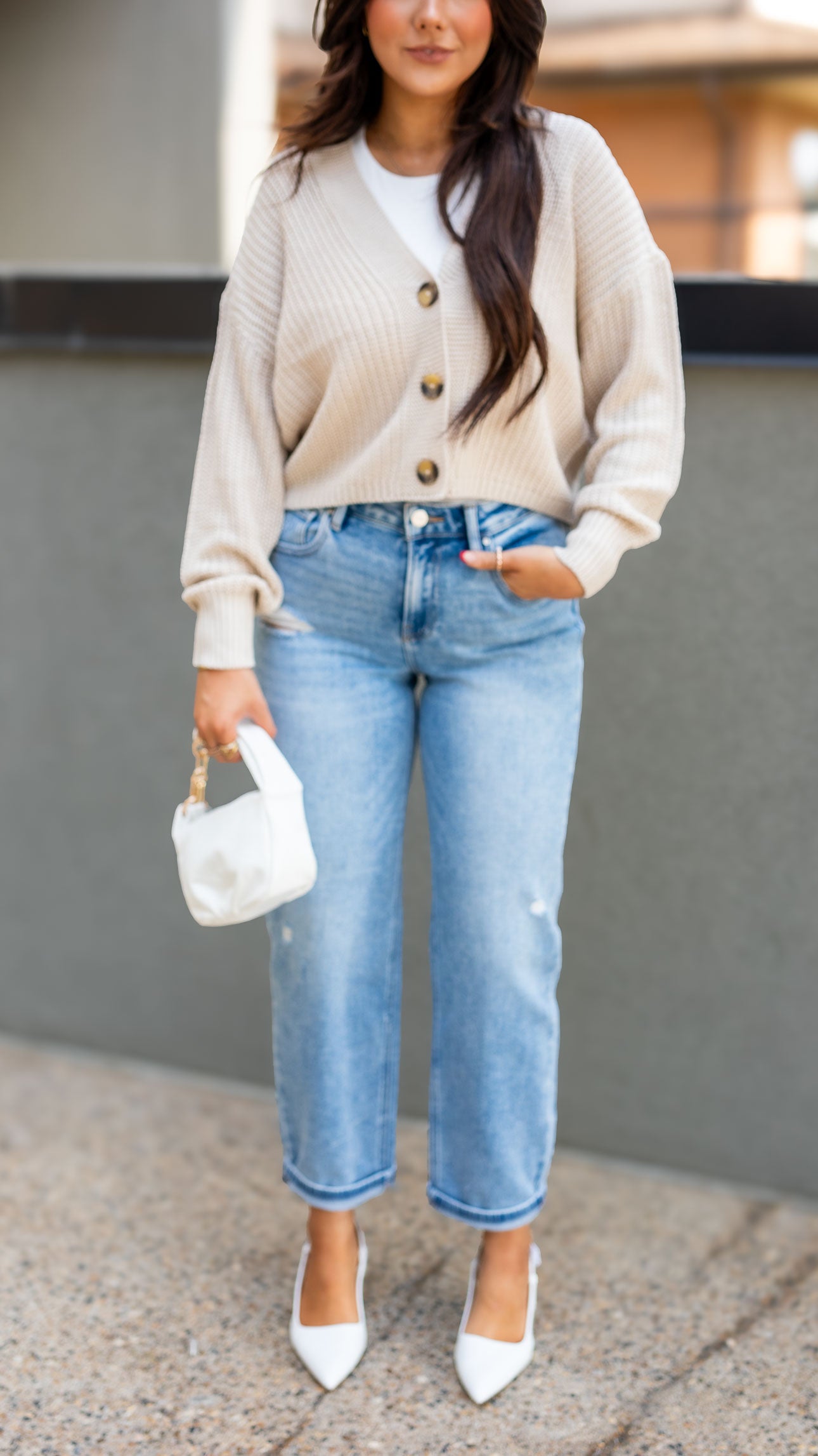 CAROL CARDIGAN (CREAM) | ONLY