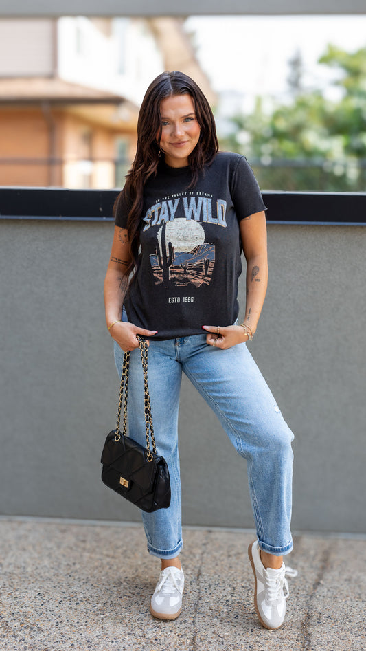 STAY WILD GRAPHIC T-SHIRT | ONLY