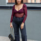 BAILEY LONG SLEEVE MESH BODYSUIT