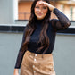 ERICA MESH TOP (BLACK) | ONLY
