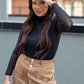 ERICA MESH TOP (BLACK) | ONLY