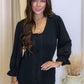 KYA LONG SLEEVE MINI DRESS