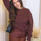 MILOUZ KNIT SWEATER (CHOCOLATE BROWN)