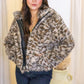 JENNIFER FUR JACKET ANIMAL PRINT