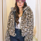 JENNIFER FUR JACKET ANIMAL PRINT