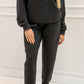 MILA TWO PIECE JOGGER SET (BLACK)