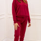 MILA TWO PIECE JOGGER SET (BURGUNDY)