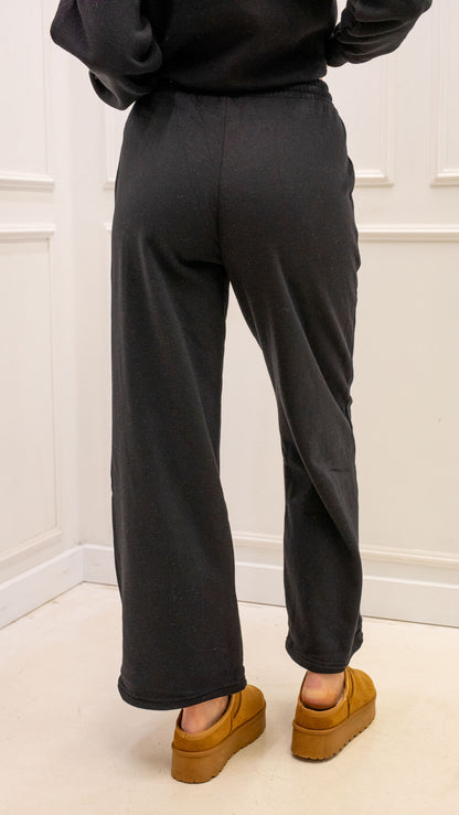 ERINDELL TWO PIECE PANT SET (BLACK)