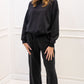 ERINDELL TWO PIECE PANT SET (BLACK)