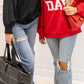 GD CREW NECK SWEATSHIRT (RED)