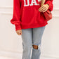 GD CREW NECK SWEATSHIRT (RED)