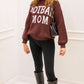 FOOTBALL MOM SWEATER (BROWN)