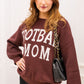 FOOTBALL MOM SWEATER (BROWN)