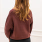 FOOTBALL MOM SWEATER (BROWN)
