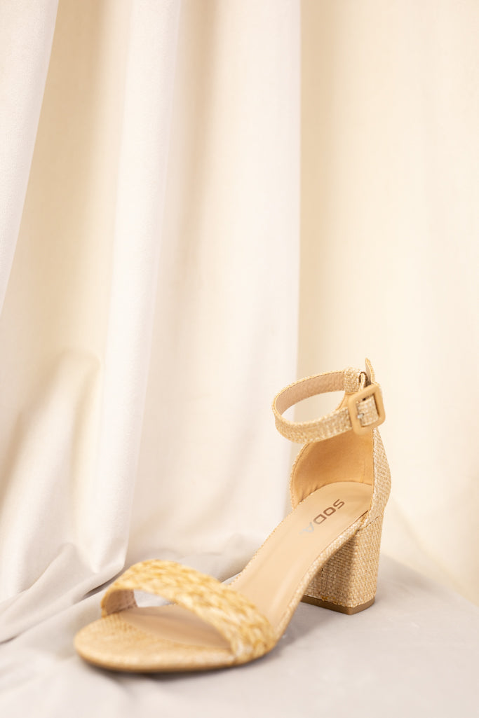 NEW ROBIN SANDAL HEEL (NUDE)