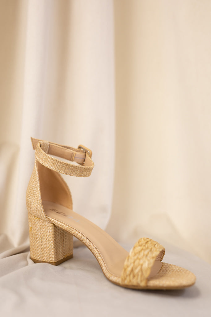 NEW ROBIN SANDAL HEEL (NUDE)