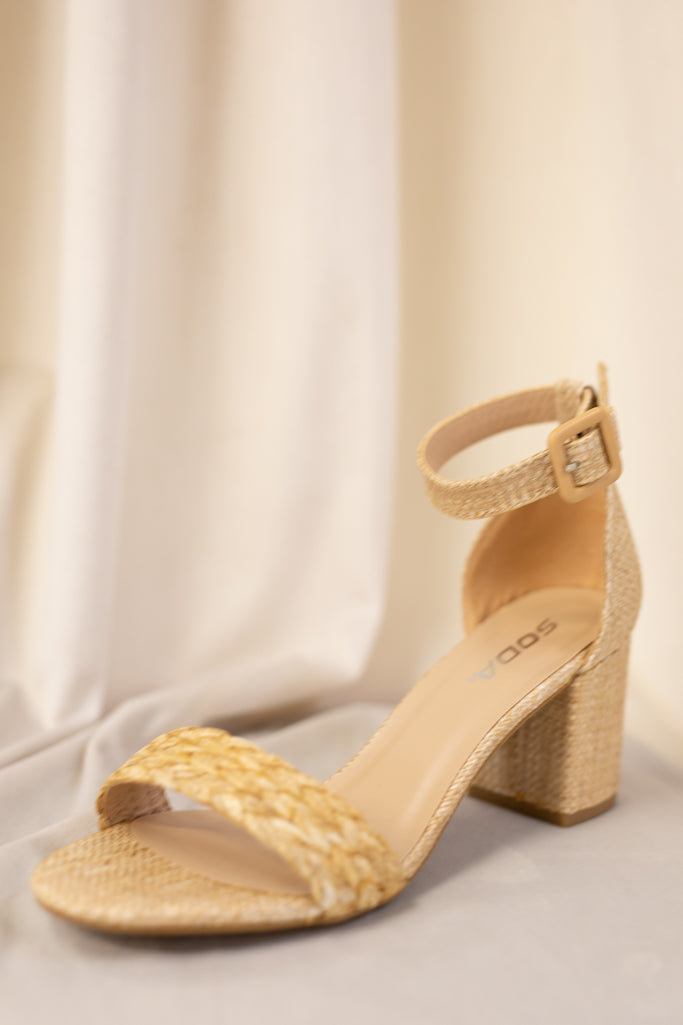 NEW ROBIN SANDAL HEEL (NUDE)