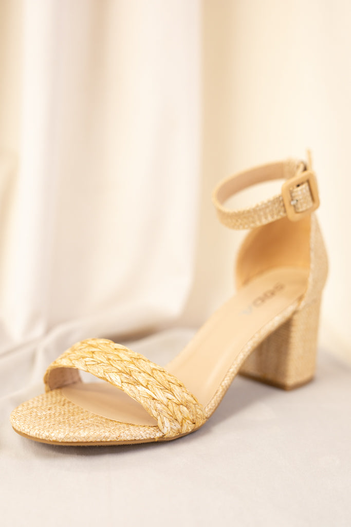 NEW ROBIN SANDAL HEEL (NUDE)