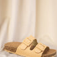 NEW BIRKENSTOCK STYLE SANDALS (BEIGE)