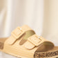 NEW BIRKENSTOCK STYLE SANDALS (BEIGE)