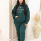 VELENZIA HOODIE & JOGGER SWEAT SET (HUNTER) | + CURVY