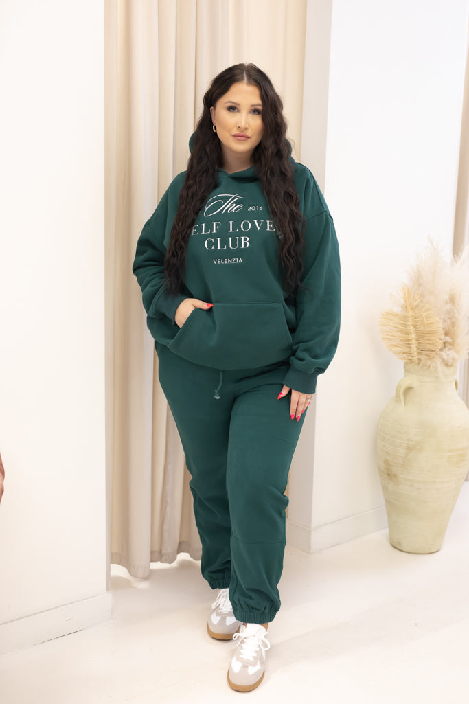 VELENZIA HOODIE & JOGGER SWEAT SET (HUNTER) | + CURVY