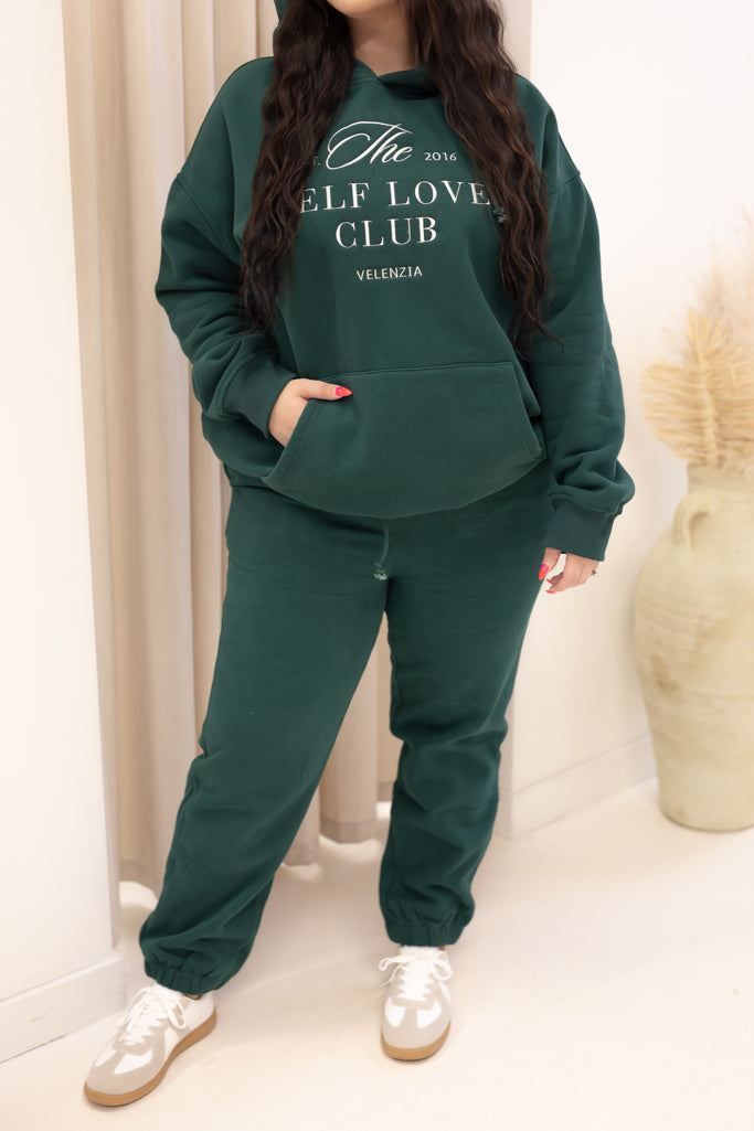 VELENZIA HOODIE &amp; JOGGER SWEAT SET (HUNTER) | + CURVY